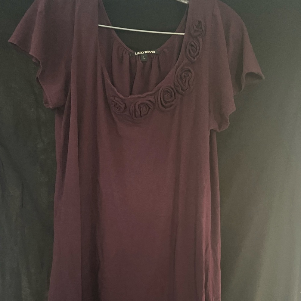 Eggplant Lucky Brand Dress